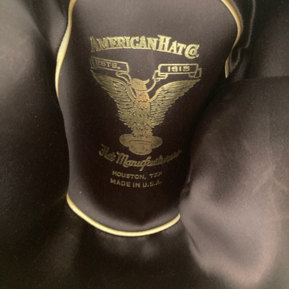 Yellow American Hat Co. Western Cowboy Hat 6 1/2 - Picture 6 of 13